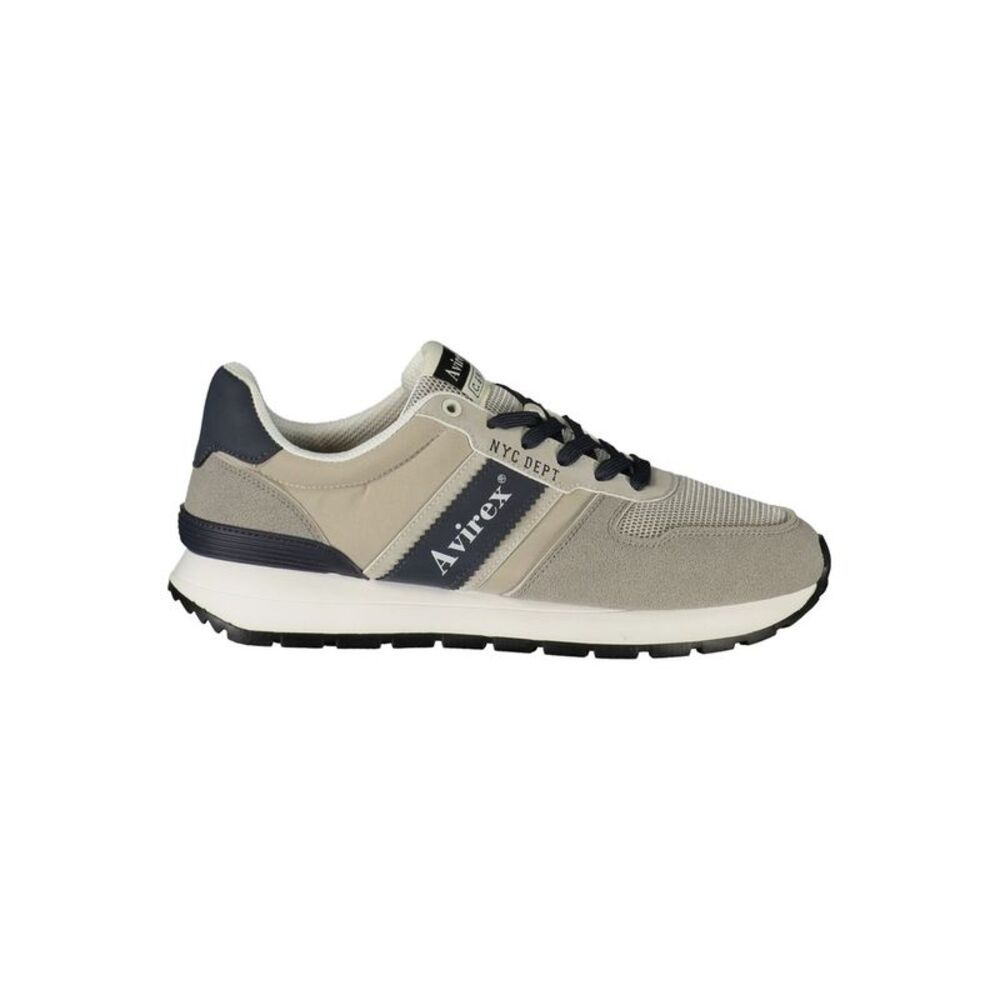 Avirex Gray Polyurethane Men's Men's Sneaker